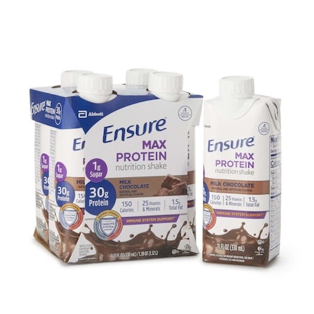 Ensure Max Protein Nutrition Shake Ensure Max Protein Chocolate Oral Supplement, 11oz Carton 66899